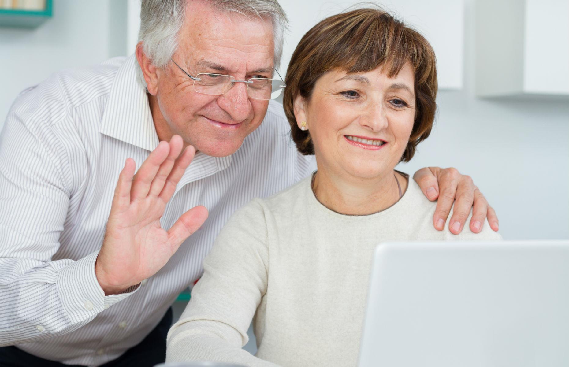 Send emails or video chat